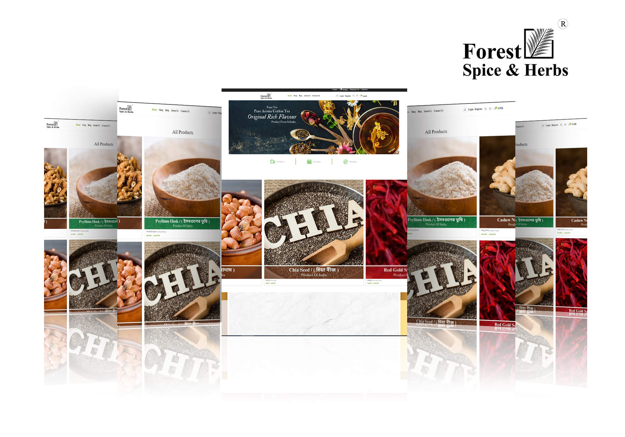 Forest Spice — WordPress e-commerce, from Sarkar IT’s portfolio